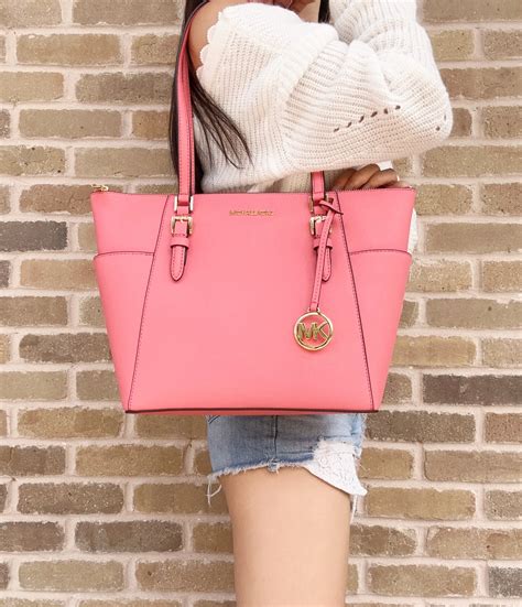 michael kors mia bag|Michael Kors large pink tote.